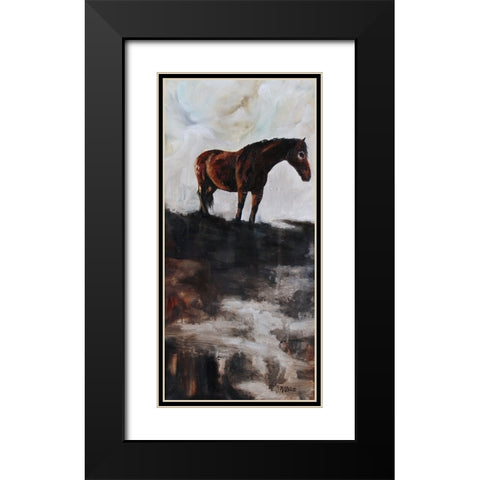 Savouring Solitude Black Modern Wood Framed Art Print with Double Matting by Gould, Renee