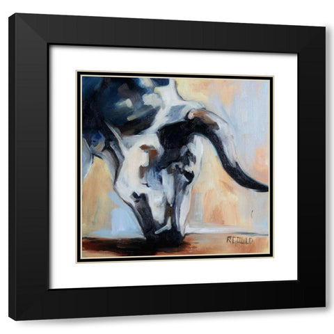 Grazing Black Modern Wood Framed Art Print with Double Matting by Gould, Renee