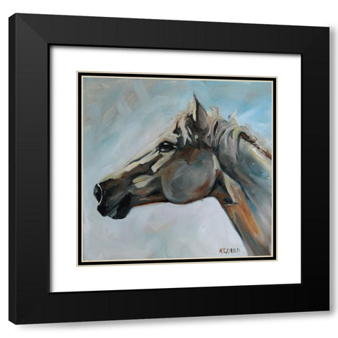 Sun Bathed Black Modern Wood Framed Art Print with Double Matting by Gould, Renee
