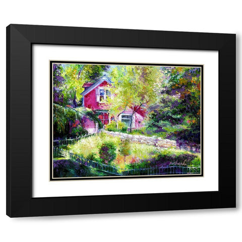 B And B 3 Black Modern Wood Framed Art Print with Double Matting by Wallich, Richard
