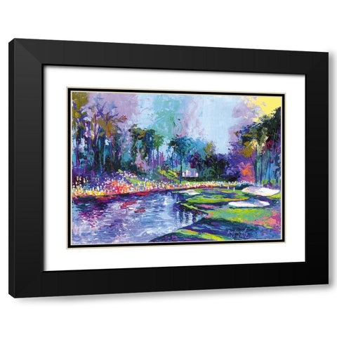 Golf Hole Black Modern Wood Framed Art Print with Double Matting by Wallich, Richard