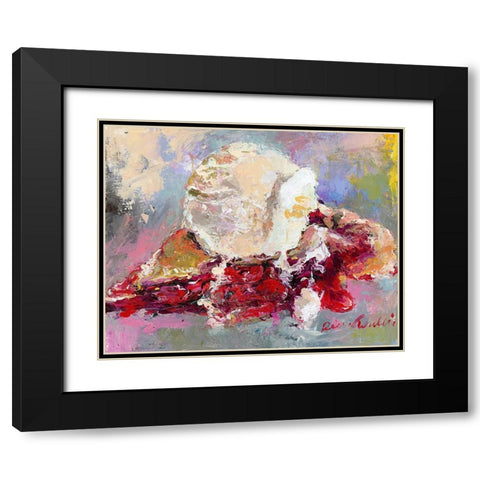 Pie Black Modern Wood Framed Art Print with Double Matting by Wallich, Richard