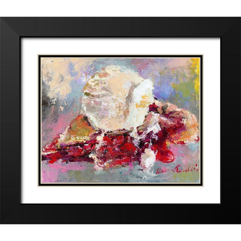 Pie Black Modern Wood Framed Art Print with Double Matting by Wallich, Richard