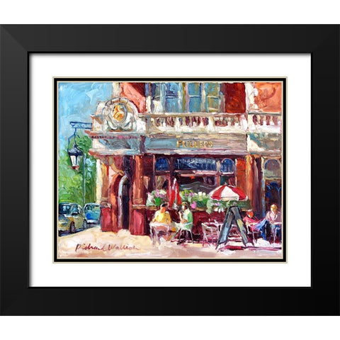 Fullers Black Modern Wood Framed Art Print with Double Matting by Wallich, Richard