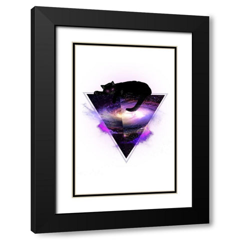King Of The Known Universe Alpha Black Modern Wood Framed Art Print with Double Matting by Farkas, Robert