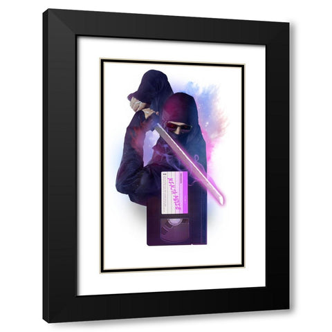 My Favorite Cassette Black Modern Wood Framed Art Print with Double Matting by Farkas, Robert