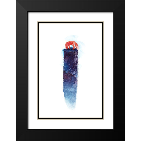 Where Do We Go Now Black Modern Wood Framed Art Print with Double Matting by Farkas, Robert