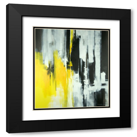 Life Black Modern Wood Framed Art Print with Double Matting by Leung, Thomas