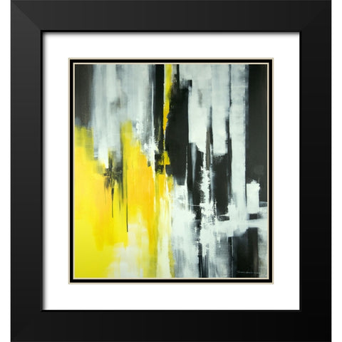 Life Black Modern Wood Framed Art Print with Double Matting by Leung, Thomas