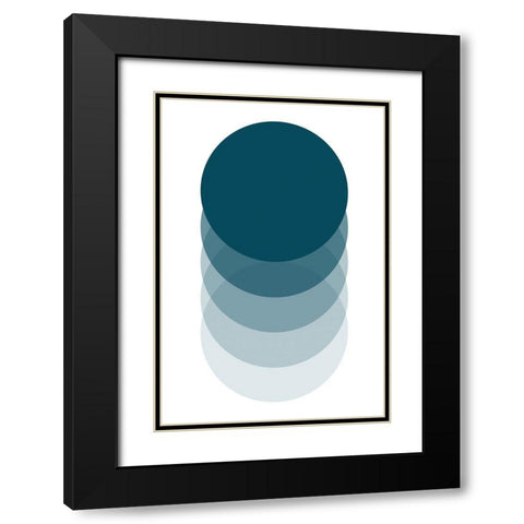 Sunrise II Black Modern Wood Framed Art Print with Double Matting by Lavoie, Tina