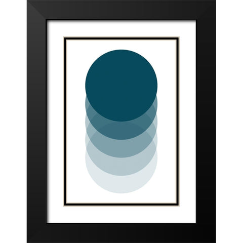 Sunrise II Black Modern Wood Framed Art Print with Double Matting by Lavoie, Tina