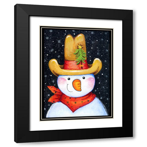 Tall Hat Black Modern Wood Framed Art Print with Double Matting by Wade, Valarie