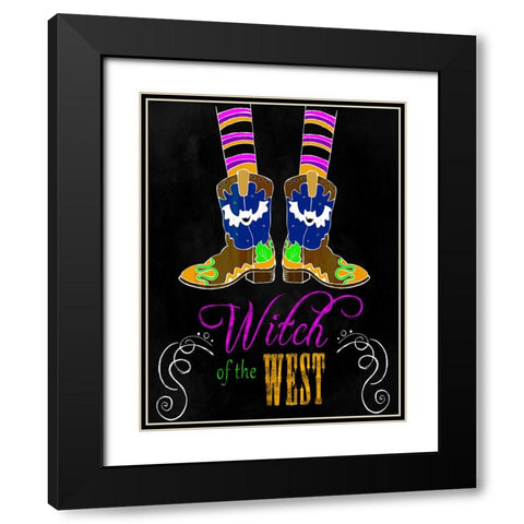 Witch Of The West Black Modern Wood Framed Art Print with Double Matting by Wade, Valarie