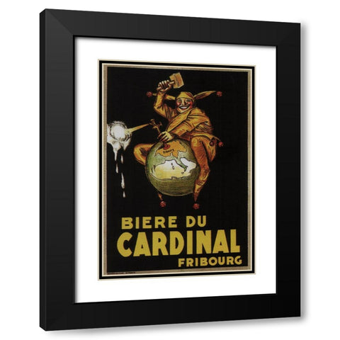 cardinal italy 1923 Black Modern Wood Framed Art Print with Double Matting by Vintage Apple Collection