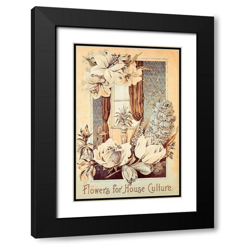 Culture Black Modern Wood Framed Art Print with Double Matting by Vintage Apple Collection