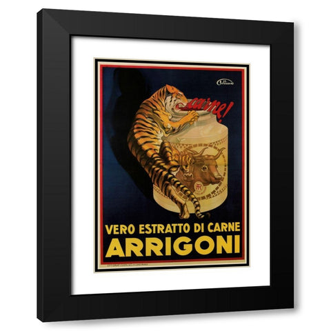 Arrigoni Black Modern Wood Framed Art Print with Double Matting by Vintage Apple Collection