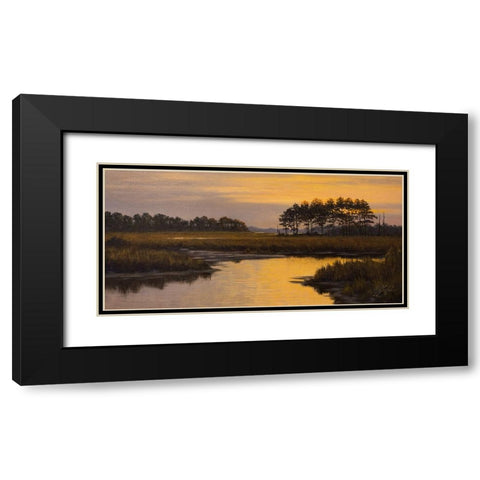 Golden Hour Black Modern Wood Framed Art Print with Double Matting by Goebel, Wilhelm