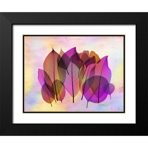 Retroluxed Compostion 2 Black Modern Wood Framed Art Print with Double Matting by Koetsier, Albert