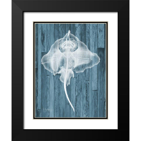 Skate Wood Black Modern Wood Framed Art Print with Double Matting by Koetsier, Albert
