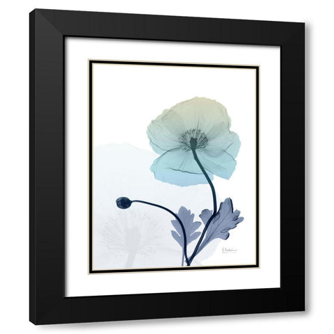 Ombre Expression 7 Black Modern Wood Framed Art Print with Double Matting by Koetsier, Albert