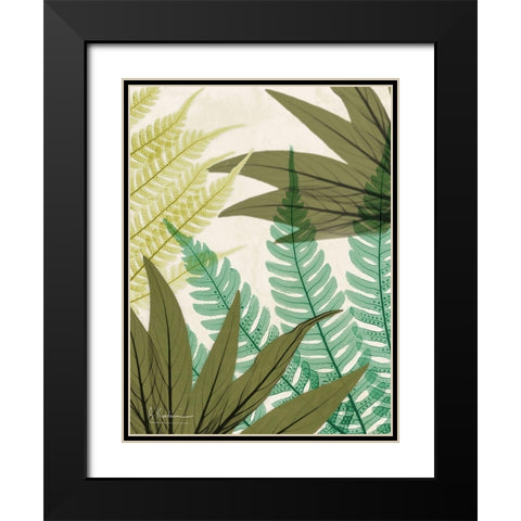 Mesozoic Travels 2 Black Modern Wood Framed Art Print with Double Matting by Koetsier, Albert
