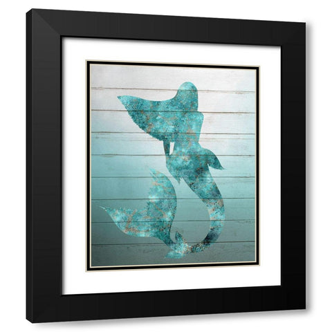 From the Sea 1 Black Modern Wood Framed Art Print with Double Matting by Bailey, Ann