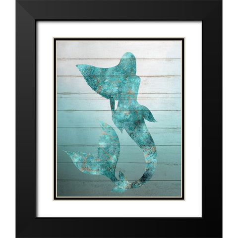 From the Sea 1 Black Modern Wood Framed Art Print with Double Matting by Bailey, Ann