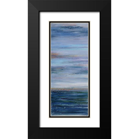 Looking Glass 1 Black Modern Wood Framed Art Print with Double Matting by Bilotta, Barbara