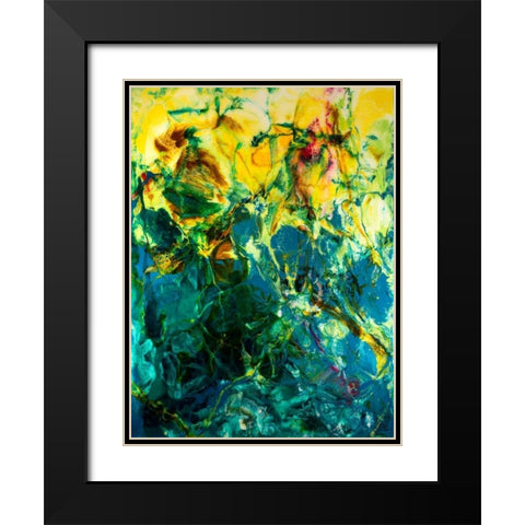 Poseidons Playground Black Modern Wood Framed Art Print with Double Matting by Bilotta, Barbara
