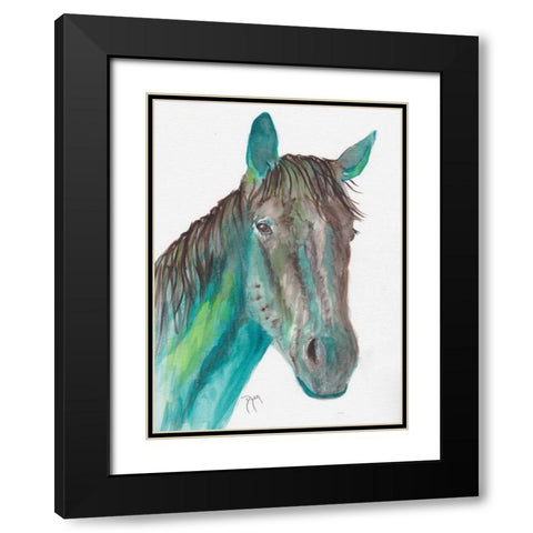 After The Ride Black Modern Wood Framed Art Print with Double Matting by Dyer, Beverly