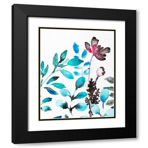 Sublime Simplicity 1 Black Modern Wood Framed Art Print with Double Matting by Boho Hue Studio