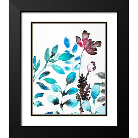 Sublime Simplicity 1 Black Modern Wood Framed Art Print with Double Matting by Boho Hue Studio