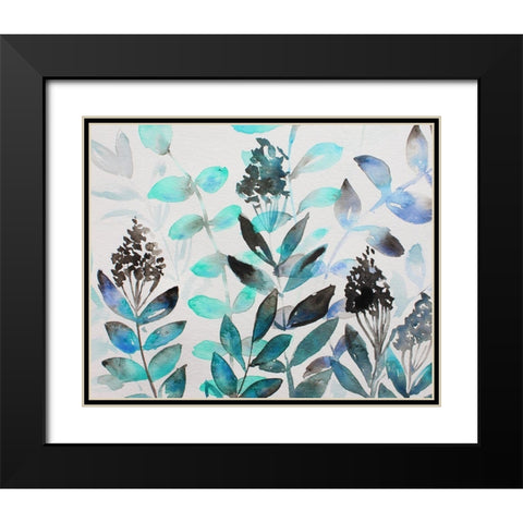 Shrub Life 2 Black Modern Wood Framed Art Print with Double Matting by Boho Hue Studio