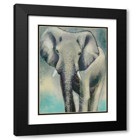 Wild Strong 1 Black Modern Wood Framed Art Print with Double Matting by Boho Hue Studio