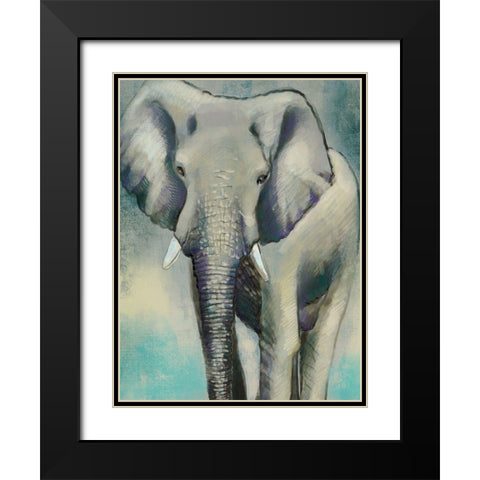 Wild Strong 1 Black Modern Wood Framed Art Print with Double Matting by Boho Hue Studio