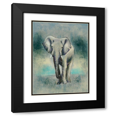 Wild Strong 2 Black Modern Wood Framed Art Print with Double Matting by Boho Hue Studio