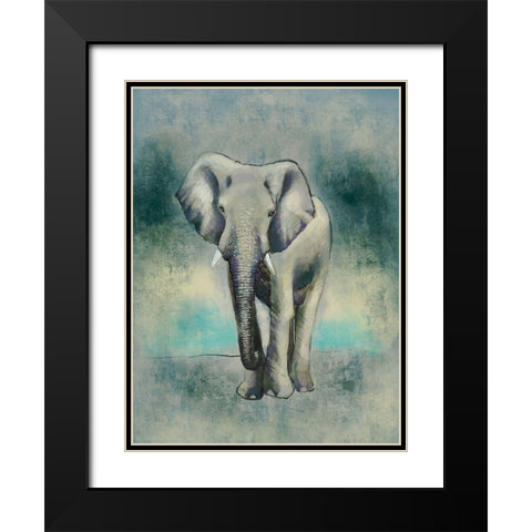 Wild Strong 2 Black Modern Wood Framed Art Print with Double Matting by Boho Hue Studio