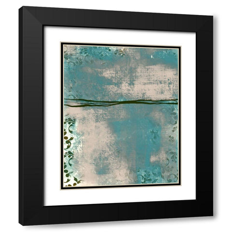 Samba 1 Black Modern Wood Framed Art Print with Double Matting by Boho Hue Studio