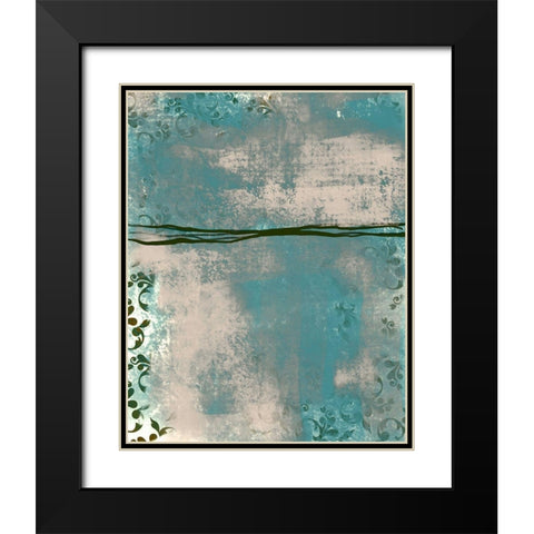 Samba 1 Black Modern Wood Framed Art Print with Double Matting by Boho Hue Studio