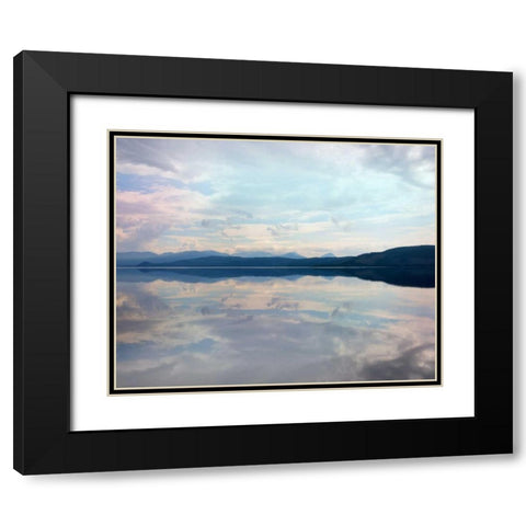 Pink Memory Black Modern Wood Framed Art Print with Double Matting by Alvarez, Cynthia