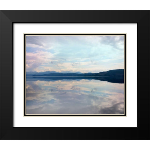 Pink Memory Black Modern Wood Framed Art Print with Double Matting by Alvarez, Cynthia