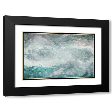 Sea Surface Black Modern Wood Framed Art Print with Double Matting by Brown, Denise