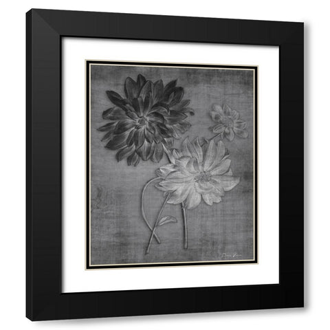 Tranquil Botanical 1 Black Modern Wood Framed Art Print with Double Matting by Brown, Denise