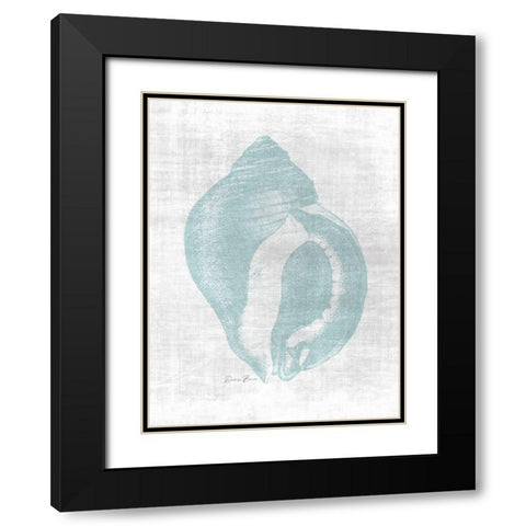 Beautiful Shells 2 Black Modern Wood Framed Art Print with Double Matting by Brown, Denise