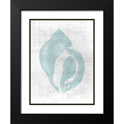 Beautiful Shells 2 Black Modern Wood Framed Art Print with Double Matting by Brown, Denise