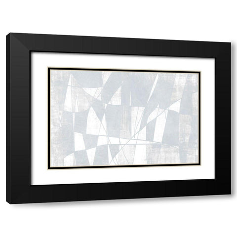 Mayhem Black Modern Wood Framed Art Print with Double Matting by Brown, Denise