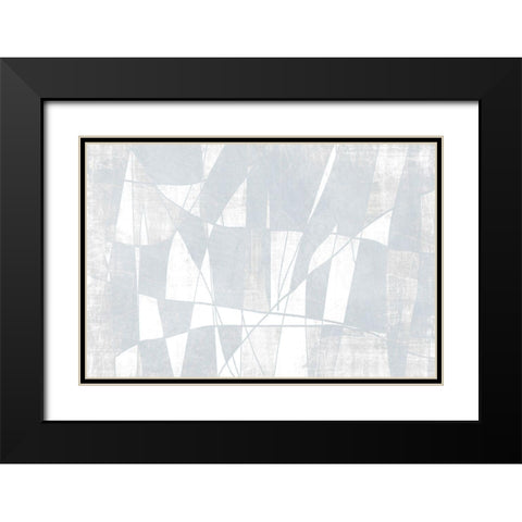 Mayhem Black Modern Wood Framed Art Print with Double Matting by Brown, Denise