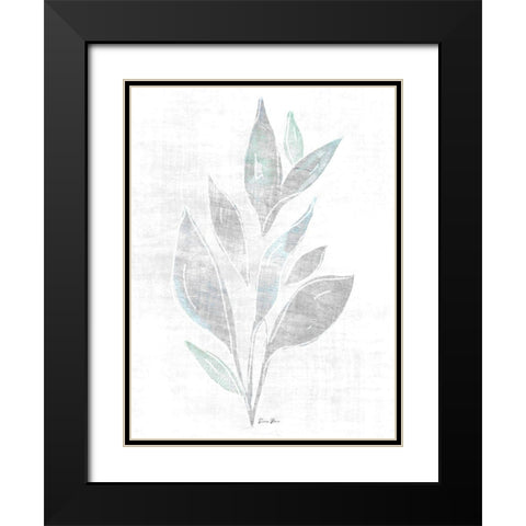 Watercolor Study 2 Black Modern Wood Framed Art Print with Double Matting by Brown, Denise