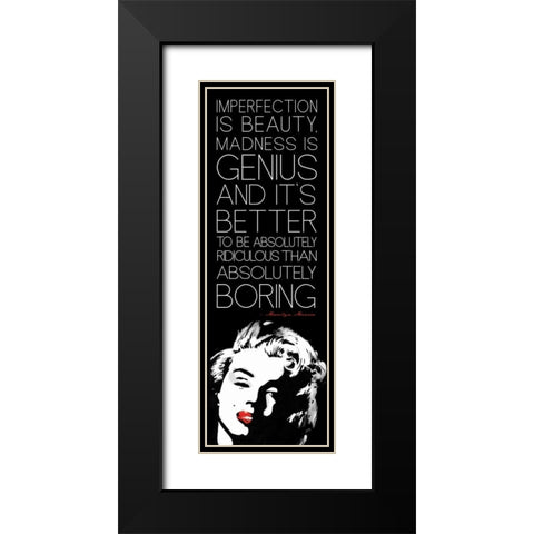 Monroe B2 Black Modern Wood Framed Art Print with Double Matting by Rodriquez Jr, Enrique