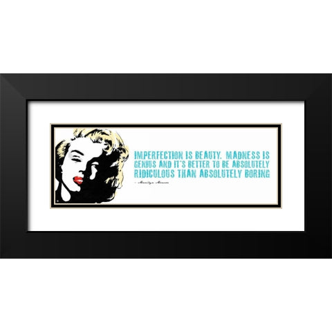 Monroe F Black Modern Wood Framed Art Print with Double Matting by Rodriquez Jr, Enrique